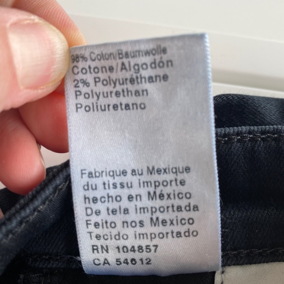 AGOLDE Farrah High Rise Skinny Jean Black Size 27R - Picture 8 of 12